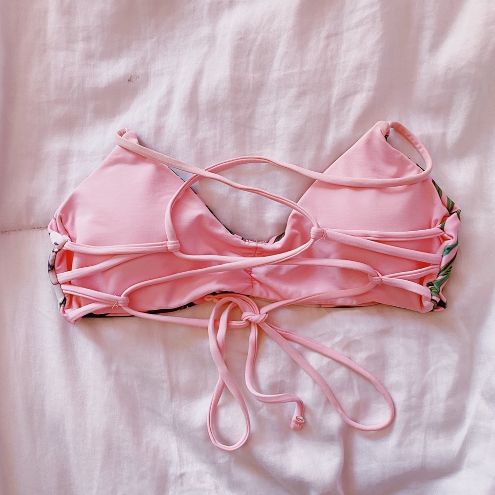 Garage Reversible Bathing Suit Top